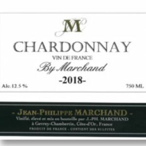 A Chardonnay VDF 2018 label