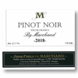 A Pinot Noir VDF label