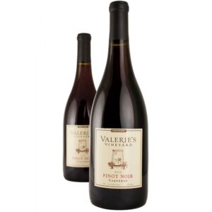 Bottles of Valerie’s Vineyard Carneros