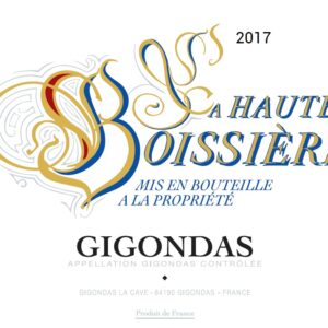 A La Haute Boissiere Gigondas bottle