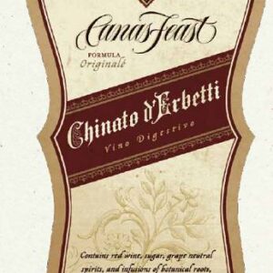 A Cana’s Feast Chinato d’Erbetti Vermouth label