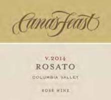 A Cana’s Feast Rosato Columbia Valley label