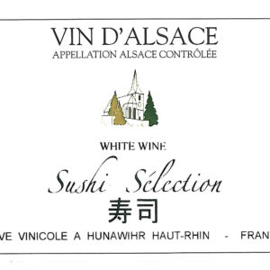 A Hunawihr Sushi Selection label